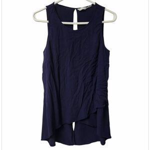 Pink Stitch Open Back Layered Top